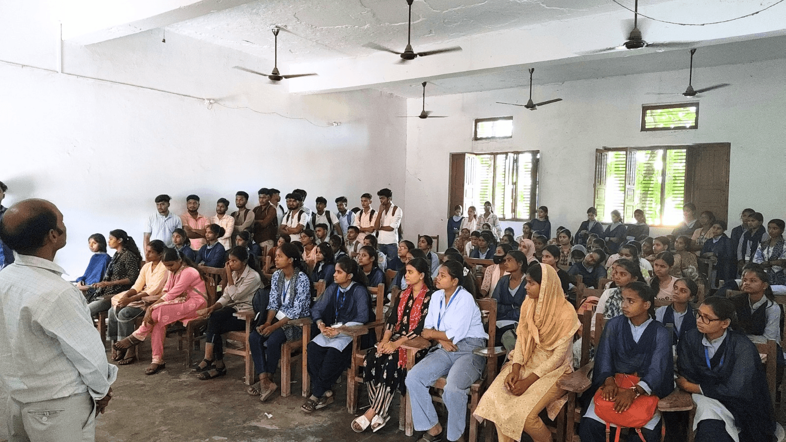 Students learning together